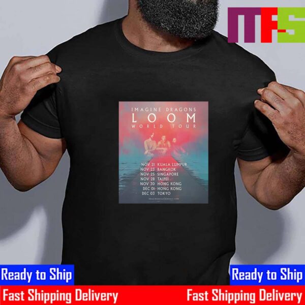 Imagine Dragons Loom 2024 World Tour Asia Essential T-Shirt