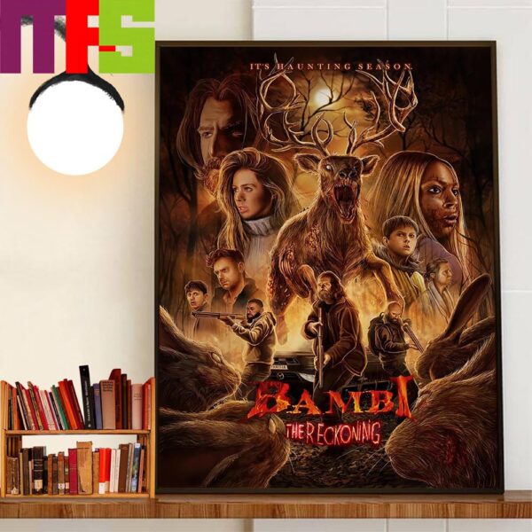 Its Haunting Season Bambi The Reckoning Exclusive Poster Releasing In 2025 Home Decor Wall Art Poster Canvas