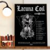 Lacuna Coil Hosting The Shadow Wall Decor Poster Canvas