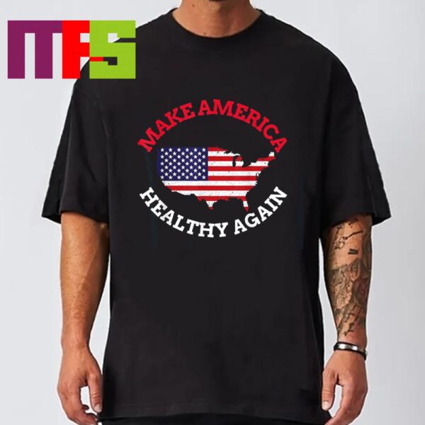 Make America Healthy Again America Flag Essential T-Shirt