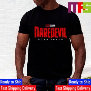 Marvel Television Daredevil Born Again Official Logo Unisex T-Shirt Marvel Television Daredevil Born Again Official Logo Unisex T-Shirt