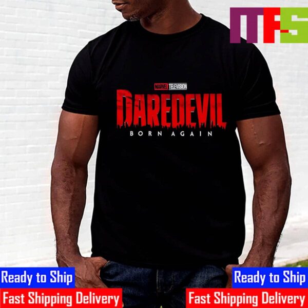 Marvel Television Daredevil Born Again Official Logo Unisex T-Shirt