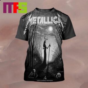 Metallica At Commonwealth Stadium In Edmonton Alberta Canada 2024 On August 23 25 M72 World Tour All Over Print T Shirt
