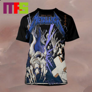 Metallica At Soldier Field Chicago Illinios 2024 Day 1 On August 9th M72 World Tour All Over Print Shirt