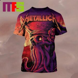 Metallica Day 2 Foxborough MA At Gillette Stadium M72 World Tour On August 4th 2024 All Over Print Shirt
