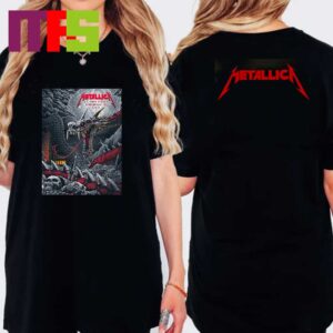 Metallica In Minneapolis MN At US Bank Stadium Day 2 2024 On August 16th M72 World Tour North America Unsiex T Shirt