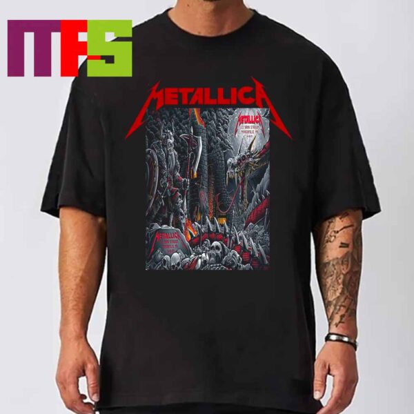 Metallica In Minneapolis MN At US Bank Stadium M72 World Tour North America 2024 On August 16th And 18th Unsiex T Shirt