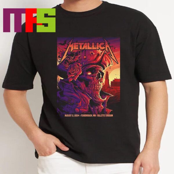 Metallica M72 World Tour At Gillette Stadium Foxborough MA 2024 North America On August 2nd Essential T-Shirt