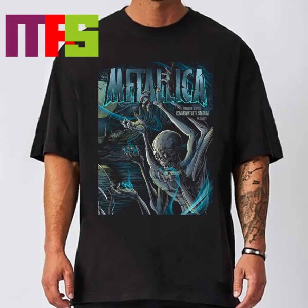 Metallica M72 World Tour North America At Commonwealth Stadium Edmonton Alberta Canada 2024 On August 25 Unisex T-Shirt