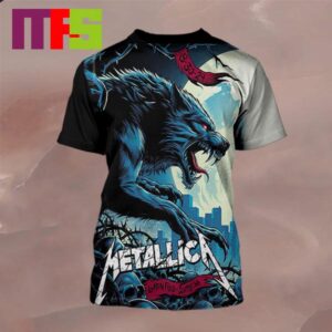 Metallica M72 World Tour North America Pop Up Lumen Field Seattle WA 2024 On August 30 All Over Print T-shirt