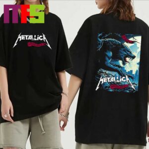 Metallica Pop Up Lumen Field Seattle WA 2024 M72 World Tour North America On August 30 Two Sided T Shirt