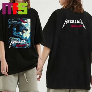 Metallica Pop Up M72 World Tour North America Lumen Field Seattle WA 2024 On August 30 Two Sided Tee Shirt