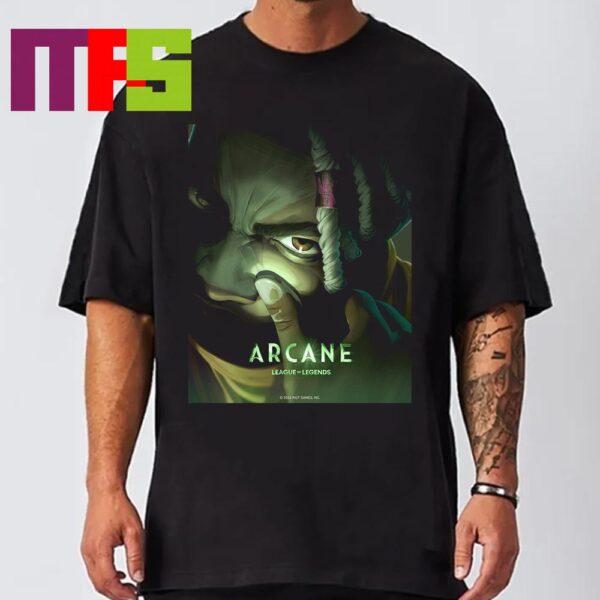 New Poster Arcane League Of Legends Movie 2024 On Netflix Ekko Returns Classic T-Shirt