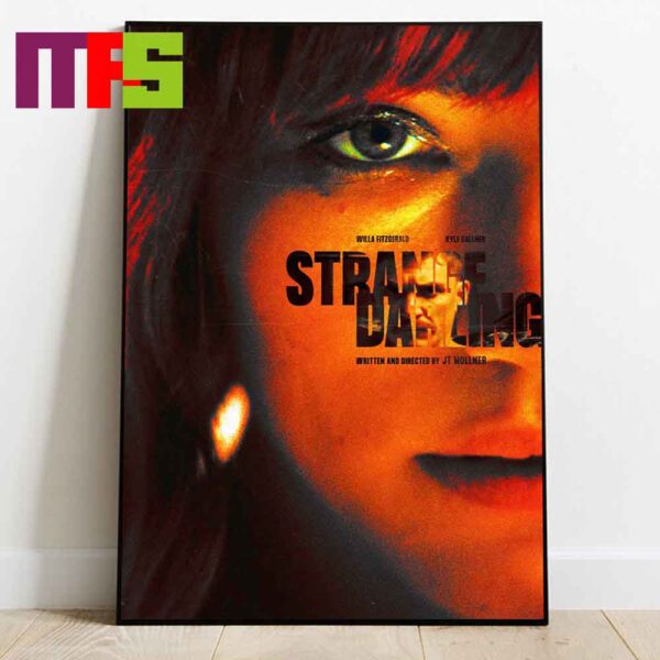 New Poster For Strange Darling Star Willa Fitgerald And Kyle Gallner Home Decor Poster Canvas