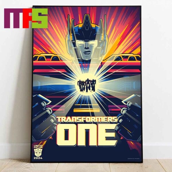 New Poster Transformers One The Origin Story Only In Theaters September 20th 2024 Home Decor Poster Canvas