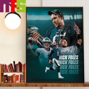 Nick Foles Officially Retire From The NFL As An Philadelphia Eagles Home Decor Poster Canvas