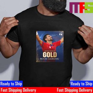 Novak Djokovic Defeats Carlos Alcaraz To Win The First Olympic Gold Medal Essential T-Shirt Novak Djokovic Defeats Carlos Alcaraz To Win The First Olympic Gold Medal Essential T-Shirt