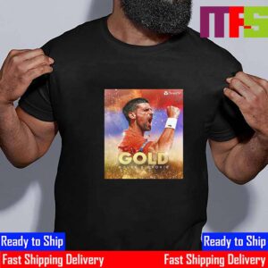 Novak Djokovic Defeats Carlos Alcaraz To Win The Olympics Singles Gold Medal At Olympics Paris 2024 Essential T-Shirt Novak Djokovic Defeats Carlos Alcaraz To Win The Olympics Singles Gold Medal At Olympics Paris 2024 Essential T-Shirt