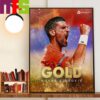 Novak Djokovic Defeats Carlos Alcaraz To Win The First Olympic Gold Medal Home Decor Wall Art Poster Canvas