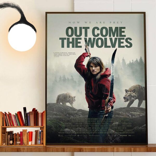 Now We Are Prey Out Come The Wolves Official Poster Wall Decor Poster Canvas