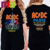 Official ACDC Dessel Belgium PWR UP Tour Europe 2024 On August 9th Two Sided T-Shirt