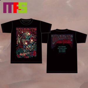 Official Babymetal Metal March Tee World Tour 2024 Singapore Kuala Lumpur Bangkok Jakarta Two Sided T-Shirt Official Babymetal Metal March Tee World Tour 2024 Singapore Kuala Lumpur Bangkok Jakarta Two Sided T-Shirt