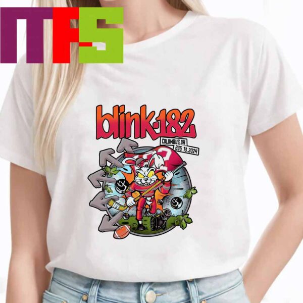 Official Blink-182 At Schottenstein Center Columbus OH One More Time Tour 2024 On August 13th Unisex T-Shirt