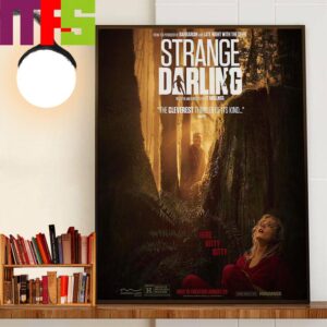 Official Final Poster Strange Darling With Starring Willa Fitzgerald Kyle Gallner Barbara Hershey And Ed Begley Jr Home Decor Poster Canvas