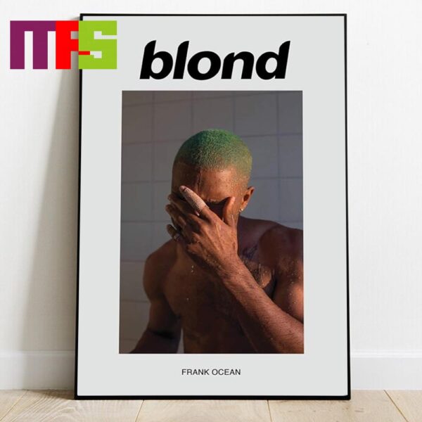 Official Frank Ocean Blond Album Cover Music Home Decor Poster Canvas