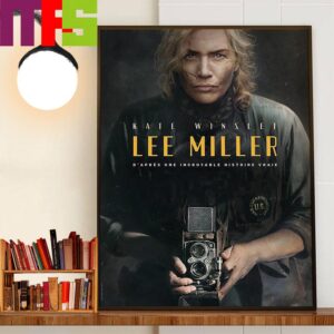 Official International Poster Lee Miller With Starring Kate Winslet Wall Decor Poster Canvas