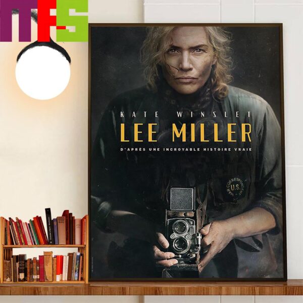 Official International Poster Lee Miller With Starring Kate Winslet Wall Decor Poster Canvas