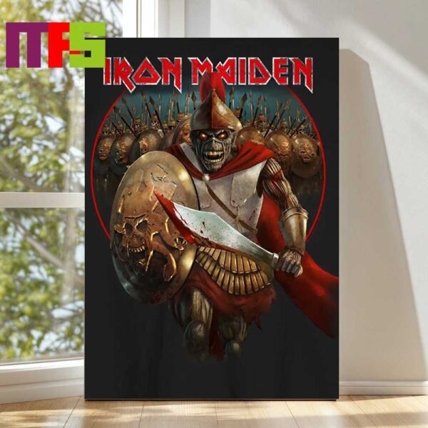 Official Iron Maiden The Future Past 2024 Tour Alexander The Great Home Decor Poster Canvas