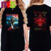 Official Iron Maiden The Future Past 2024 Tour Date Two Sided T-Shirt