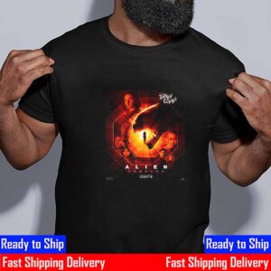 Official Poster Alien Romulus AMC Thrills And Chills Poster Only In Theaters August 16th 2024 Shirt Official Poster Alien Romulus AMC Thrills And Chills Poster Only In Theaters August 16th 2024 Shirt