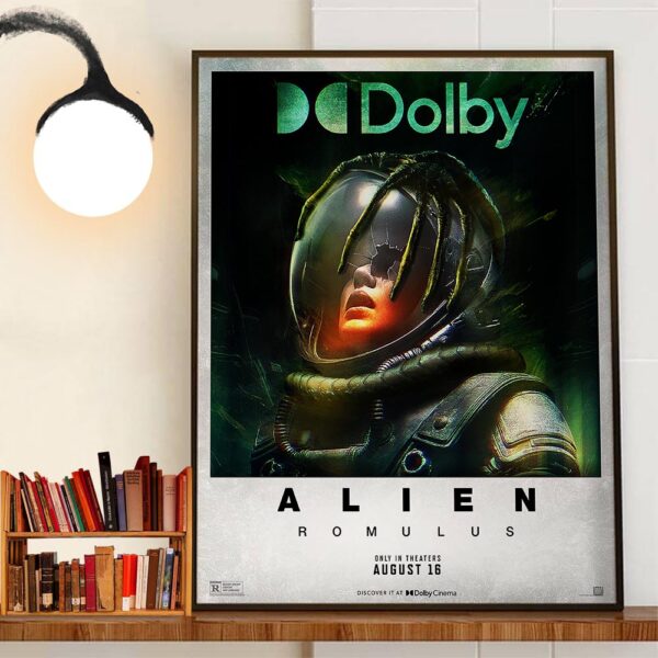 Official Poster Alien Romulus Discover It At Dolby Cinema Only In Theaters August 16th 2024 Wall Decor Poster Canvas