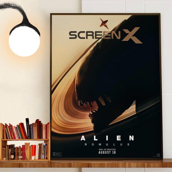 Official Poster Alien Romulus ScreenX Poster Only In Theaters August 16th 2024 Wall Decor Poster Canvas