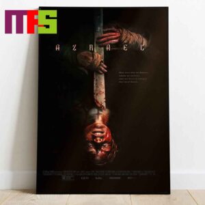 Official Poster Azrael Movie 2024 Starring Samara Weaving Release On September Home Decor Poster Canvas