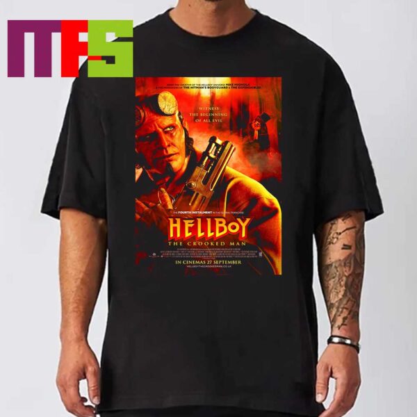 Official Poster For Hellboy The Crooked Man In Cinemas September 27th Unisex Tee Shirt