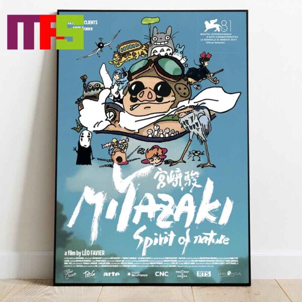 Official Poster For Miyazaki Spirit Of Nature Film Home Decor Poster Canvas