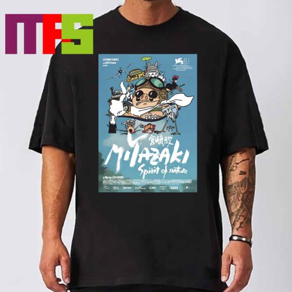 Official Poster For Miyazaki Spirit Of Nature Film Unisex Tee Shirt