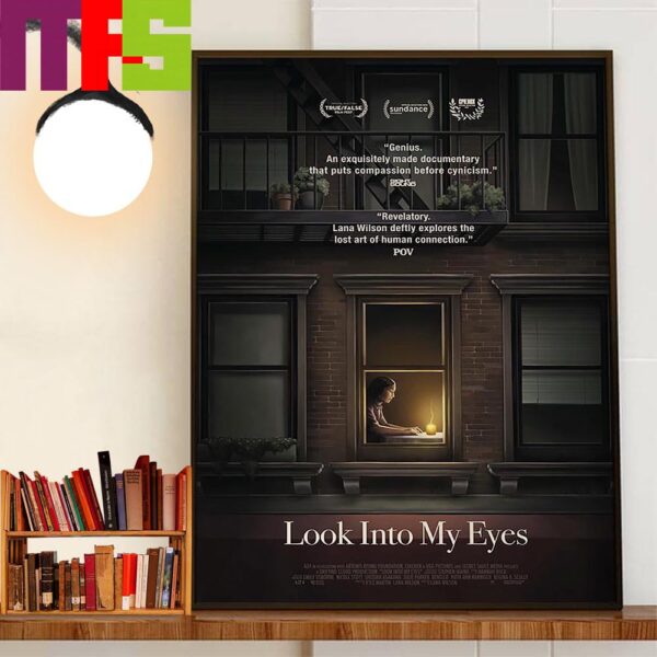 Official Poster For The Documentary Look Into My Eyes Of A24 Home Decor Poster Canvas