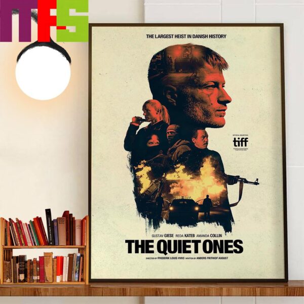 Official Poster Real-Life Thriller The Quiet Ones The Largest Heist In Danish Hitory Wall Decor Poster Canvas