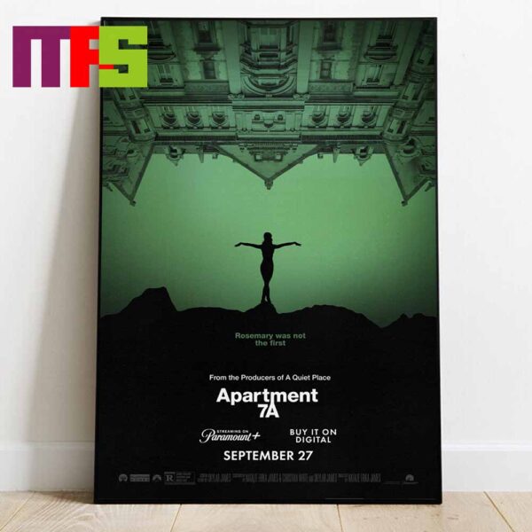 Official Poster Rosemary Baby Prequel Apartment 7A Movie 2024 Release On September 27th Home Decor Poster Canvas