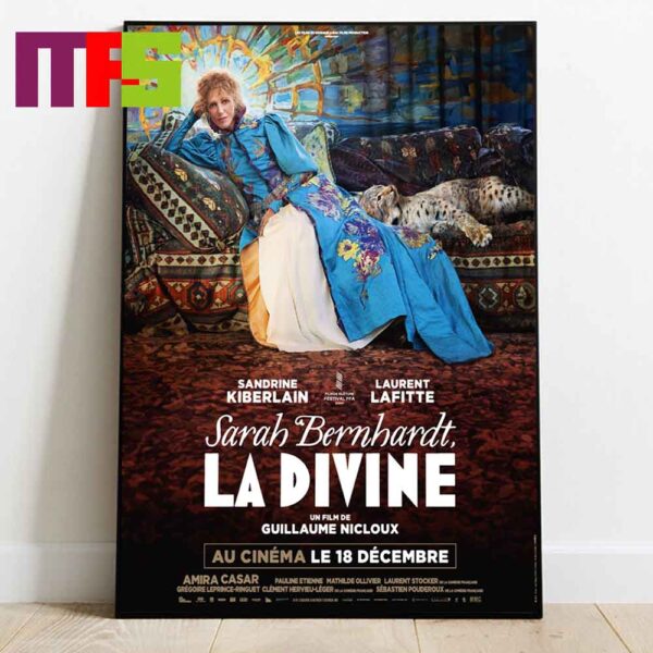 Official Poster Sarah Bernhardt La Divine Movie 2024 In Theaters December 18th Home Decor Poster Canvas