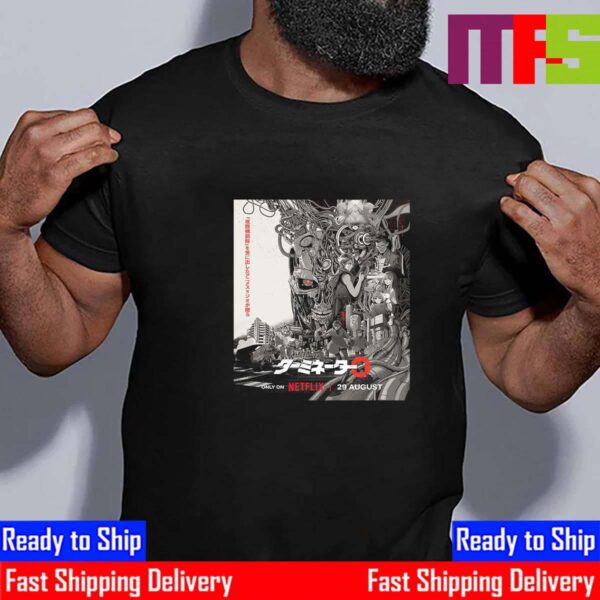 Official Poster Terminator Zero TV Series Releasing August 29th 2024 On Netflix Classic T-Shirt