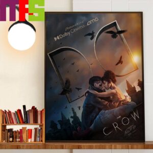 Official Poster The Crow Discover It At Dolby Cinema In Theaters August 23th 2024 Home Decor Poster Canvas