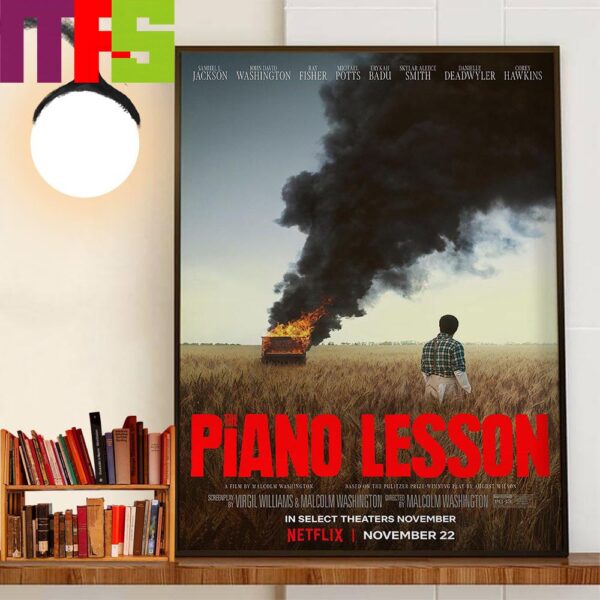 Official Poster The Piano Lesson A Film By Malcolm Washington Based On The Pulitzer Prize-Winning Play By August Wilson Wall Decor Poster Canvas