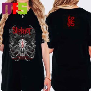 Official Slipknot At Bank Of New Hampshire Pavilion Gilford NH 2024 25th Anniversary Here Come The Pain Tour On August 14th Two Sided T-Shirt