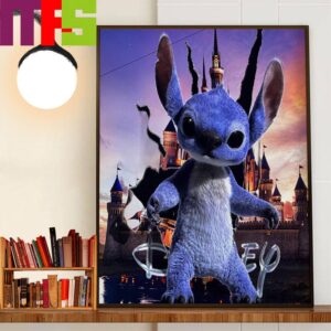 Official Stitch In The New Live-Action Lilo And Stitch Film In Theaters Summer 2025 Home Decor Poster Canvas