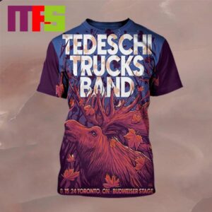 Official Tedeschi Trucks Band At Budweiser Stage Toronto Ontario Canada 2024 Tour On August 15th All Over Print Shirt Official Tedeschi Trucks Band At Budweiser Stage Toronto Ontario Canada 2024 Tour On August 15th All Over Print Shirt
